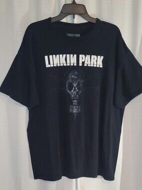 Linkin Park "Gas Mask" graphic band t-shirt.